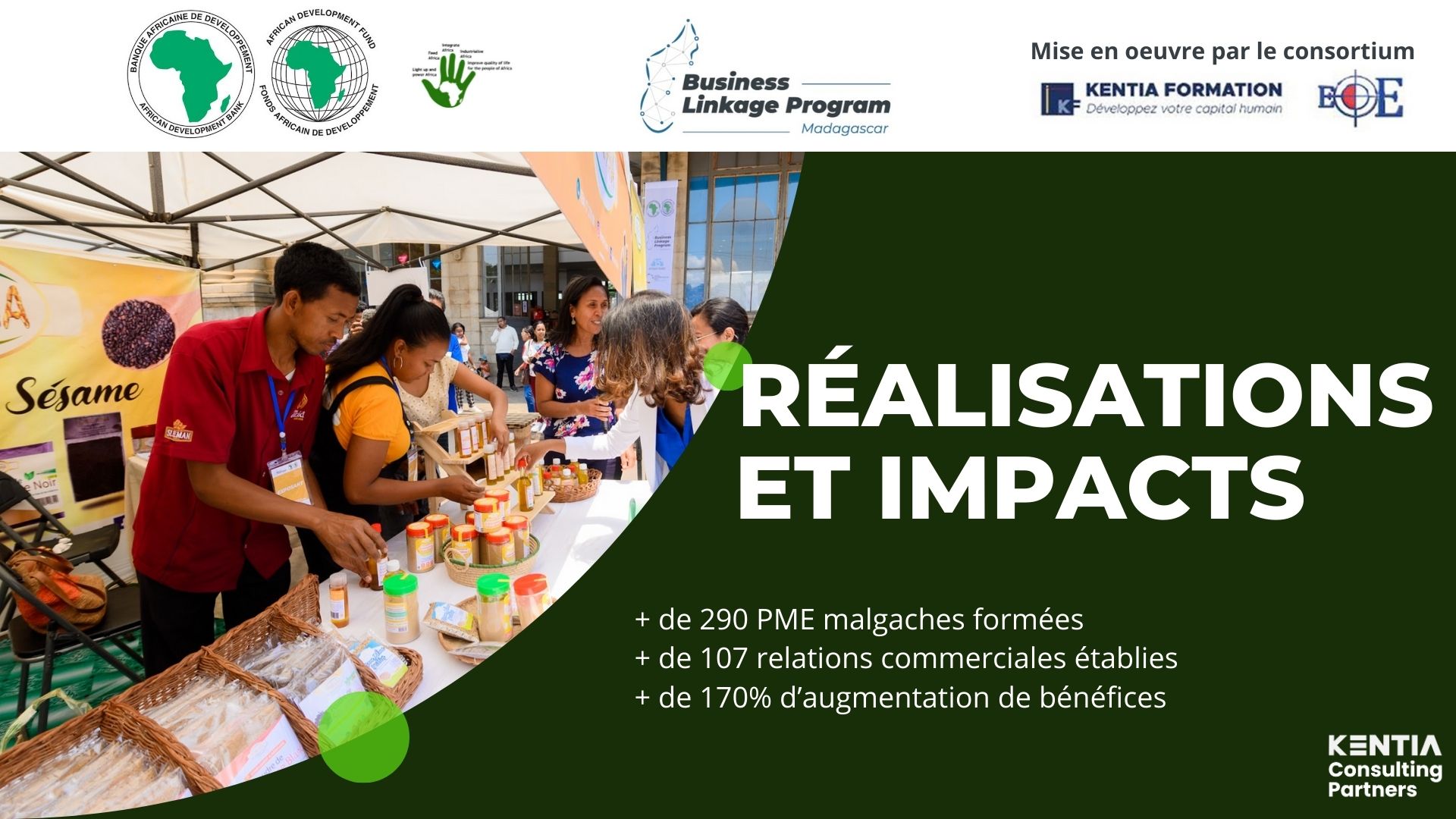 Les impacts du programme SME Business Linkage Program 2021-2023 ...